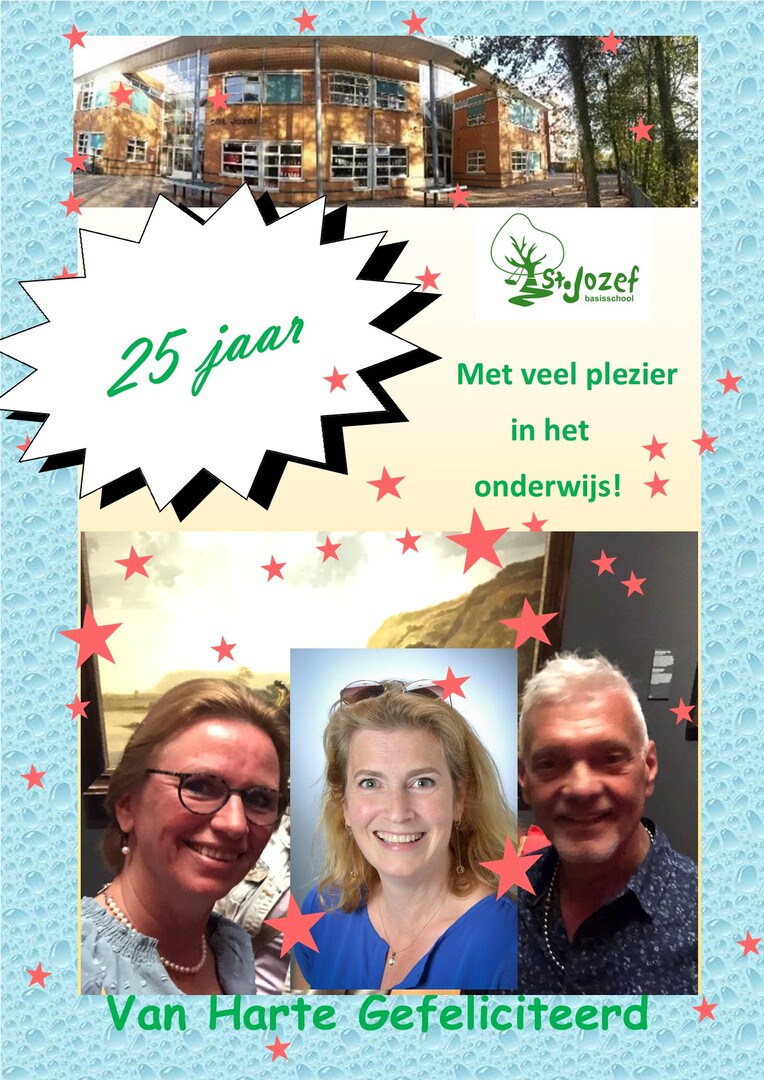 AFFICHE Taart Hans Kimke Annette 25 jaar